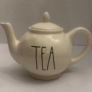 Elegant Cream Teapot Rae Dunn